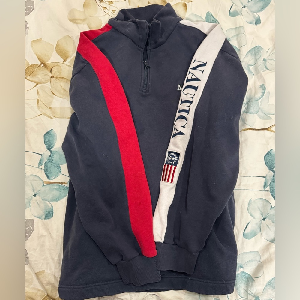 Nautica oversized quarter zip